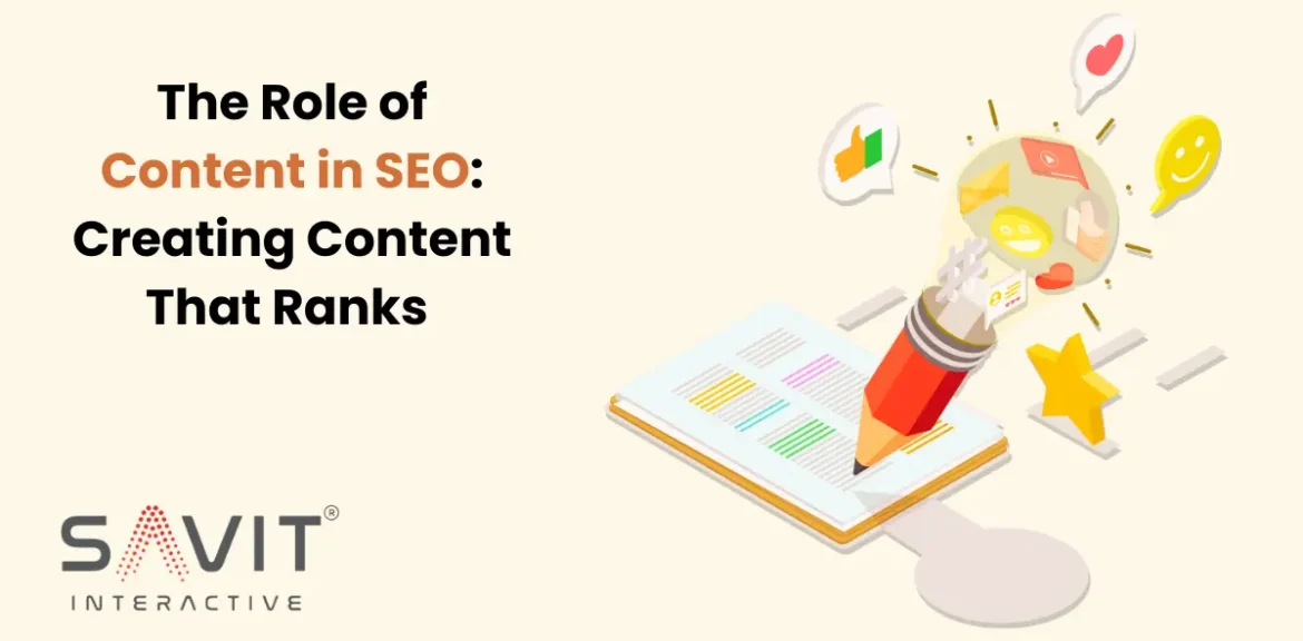 Role of content in SEO