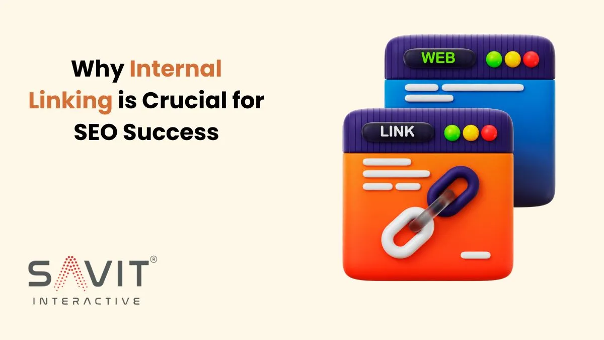 Internal linking for SEO success concept